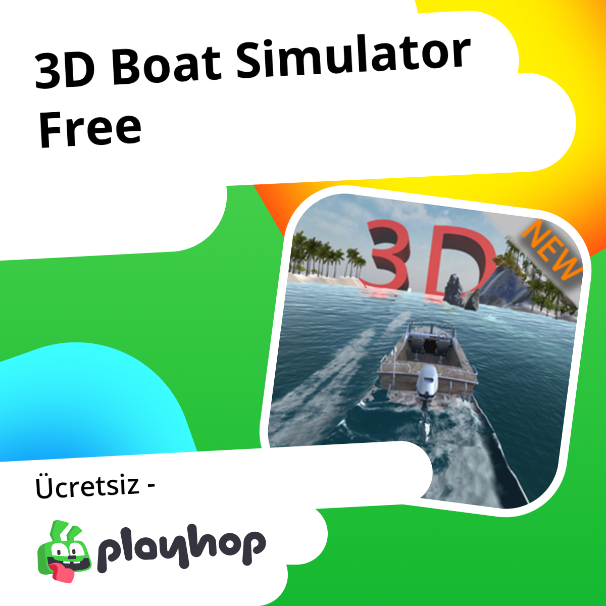 3D Boat Simulator Free: Playhop'da Ücretsiz Çevrimiçi Oynayın