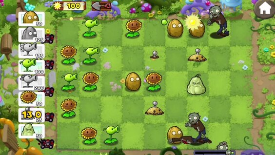 Pflanzen vs. Zombies: Neue Karte: Kostenlos online spielen auf Playhop