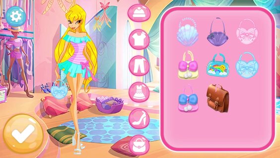 sachin and babi light blue dress Winx Club: Dress Up game - play online for free