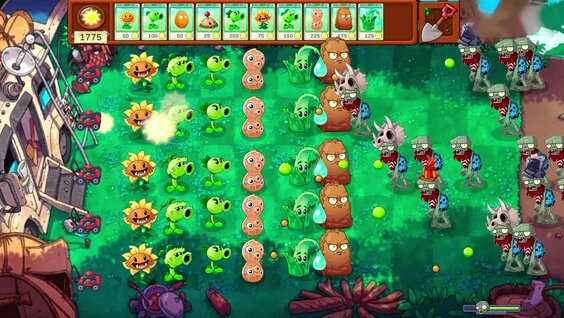 Plants vs Zombies 2: Time Machine: Kostenlos online spielen auf Playhop