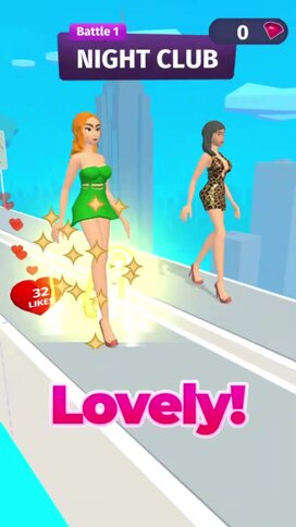 fitted lace wedding dress Catwalk Fashion Battle Makeover & Makeup Games - Doll Dress Up Run  Fashion Show Beauty Week 2025