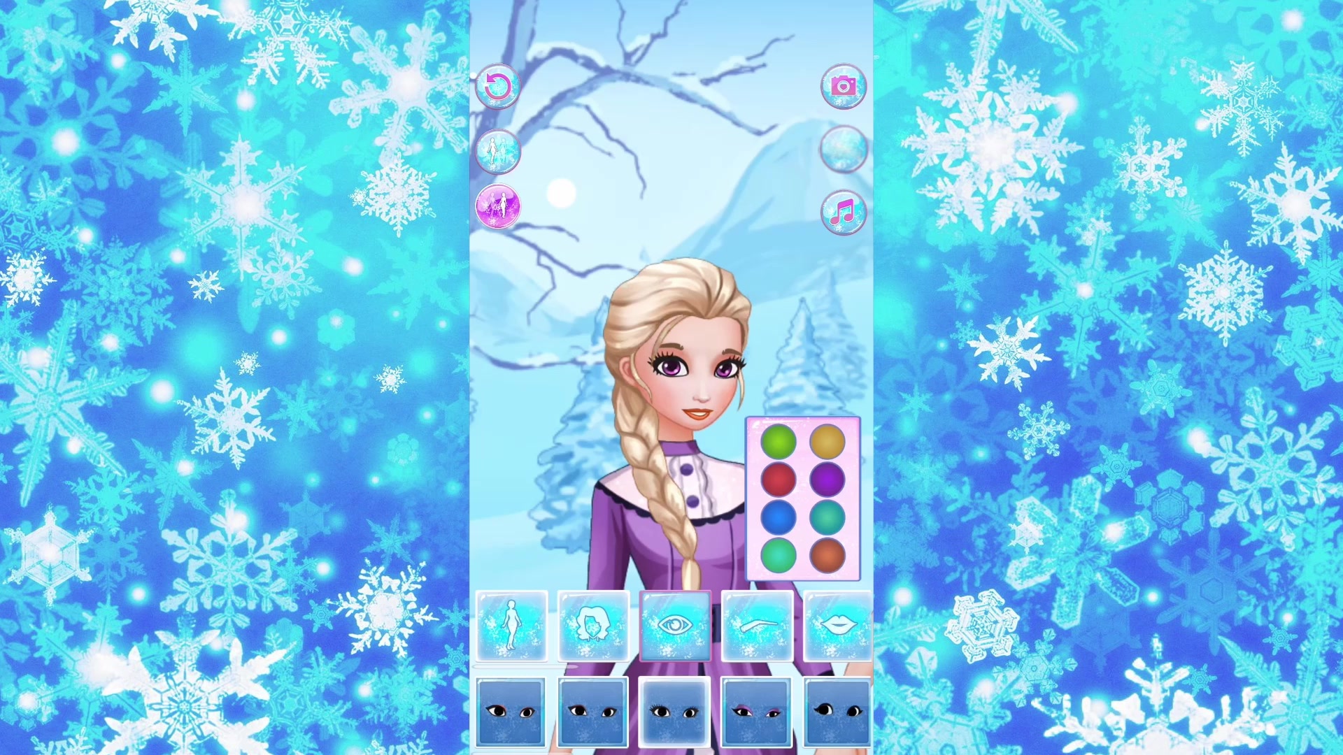 princess elsa dress up games Queen dress up in frozen land